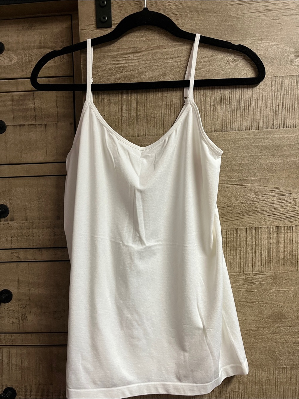 White Spaghetti Strap Camisole Top